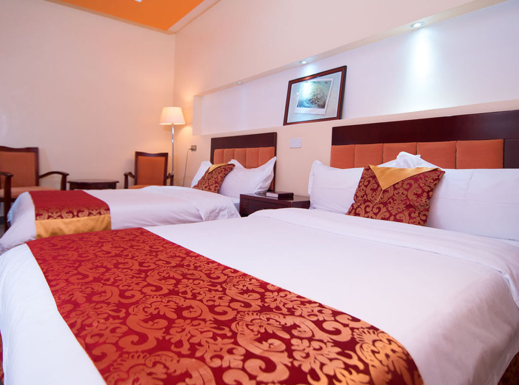 Double Twin Room Falcon Heights Hotel, Nanyuki
